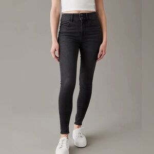 American Eagle Next Level Stretch High Waisted Black